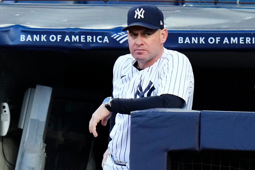 New York Yankees bench coach Carlos Mendoza