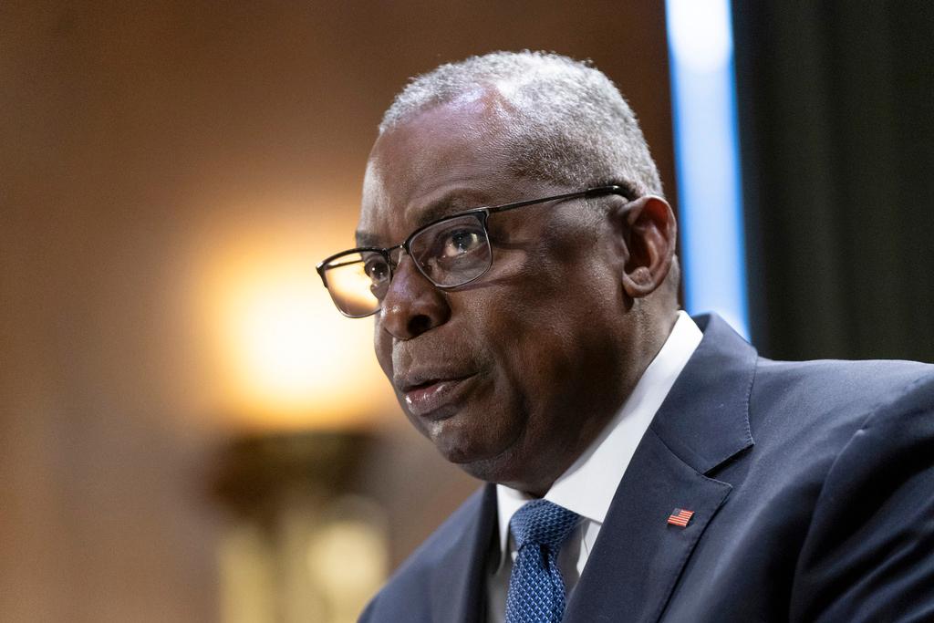 Defense Secretary Lloyd Austin testifies before a Senate Appropriations Committee on Capitol Hill in Washington, DC