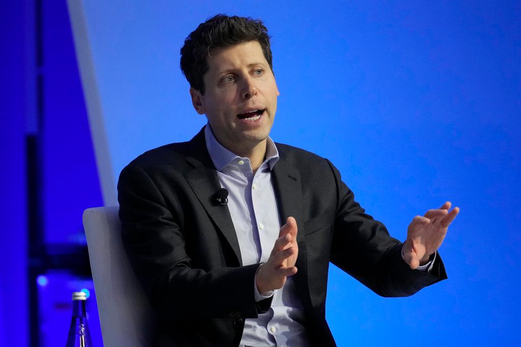 Sam Altman participates in a discussion during the Asia-Pacific Economic Cooperation (APEC) CEO Summit in San Francisco