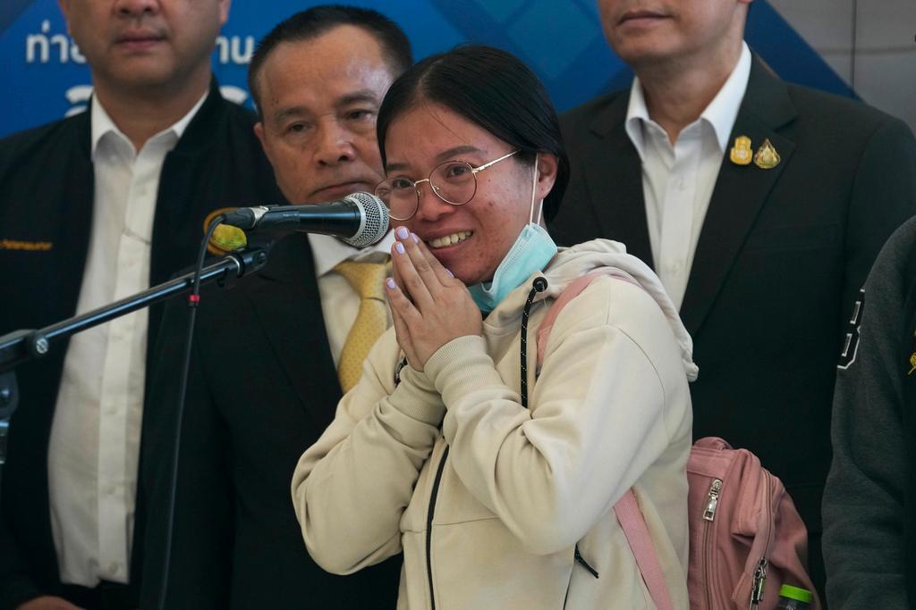 Thai hostage who was freed from Hamas