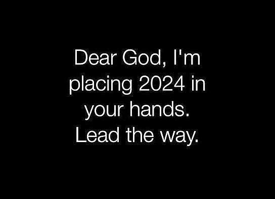 A new year lies before you. God is already there. Trust him.