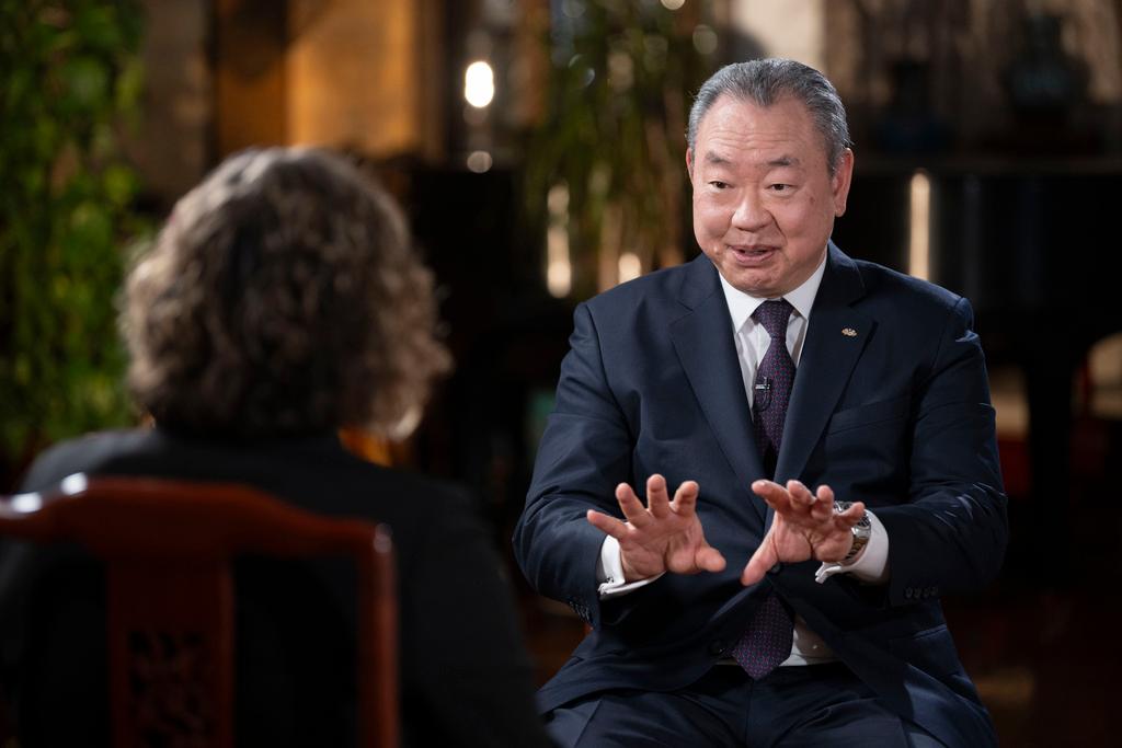 Taiwan's top diplomat in Washington, Alexander Tah-Ray Yui