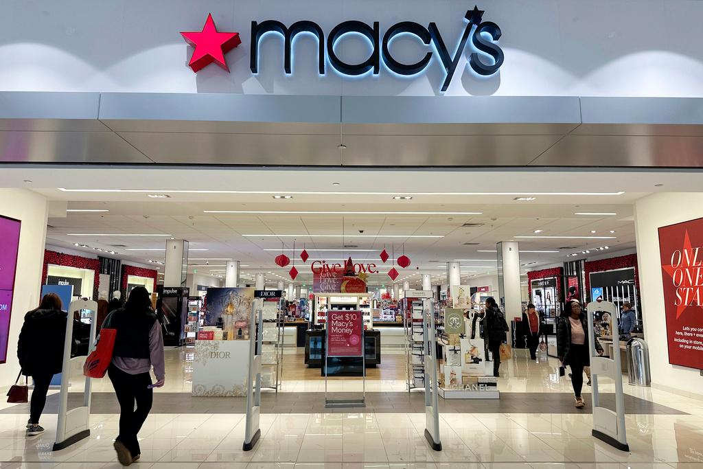 Macy's department store entrance