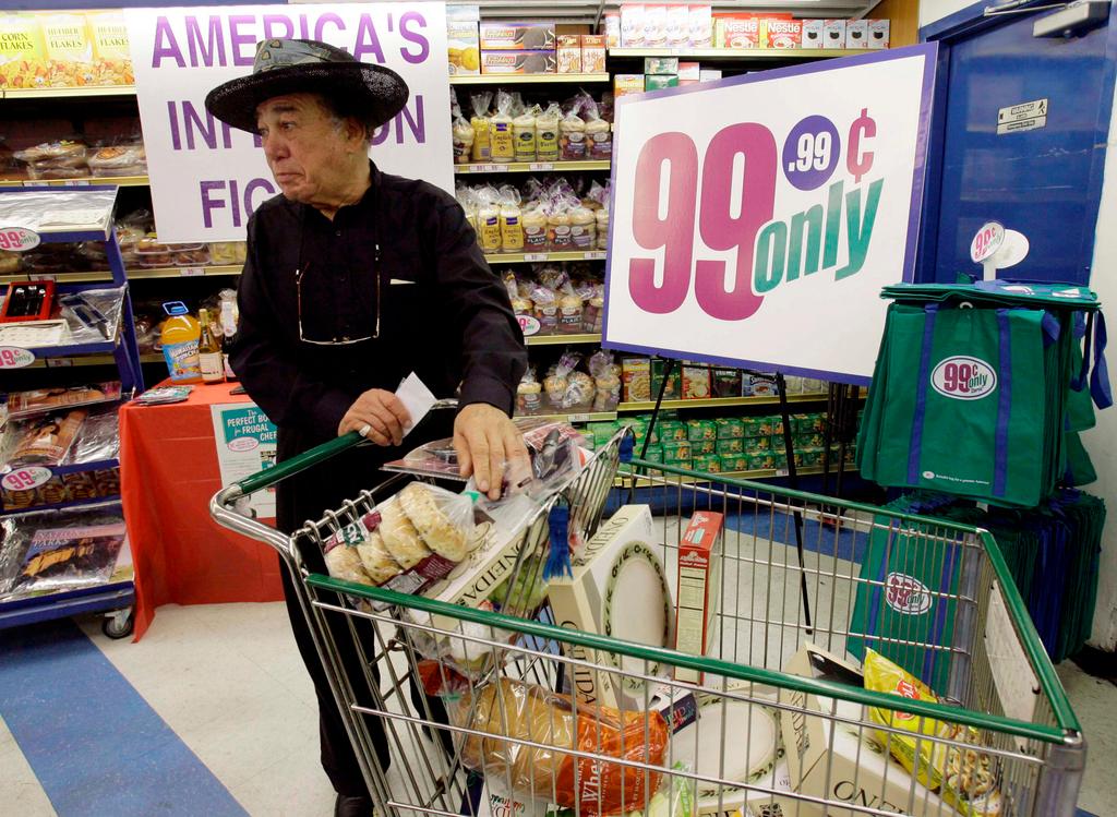 Person shopping at 99 Cents Only store