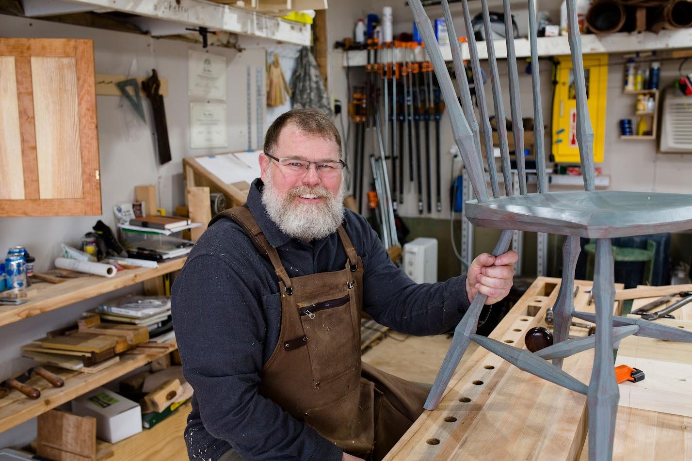 “I want to make sure that I put every skill and effort into this because I want them to treasure this chair in their family for generations." 