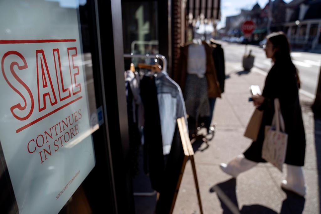 Shop holds a sidewalk sale in Providence, R.I.