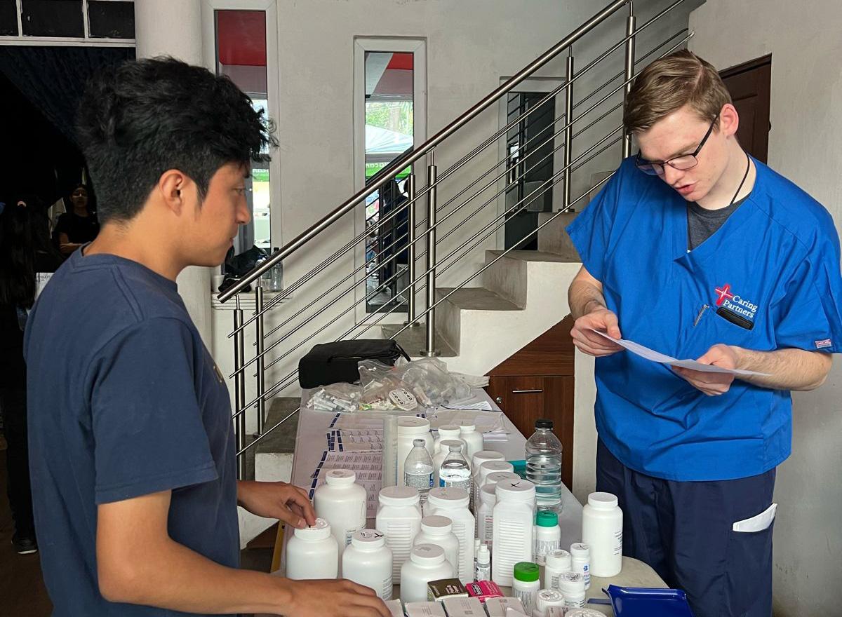 Thomas Bonifield, a second-year Cedarville pharmacy student
