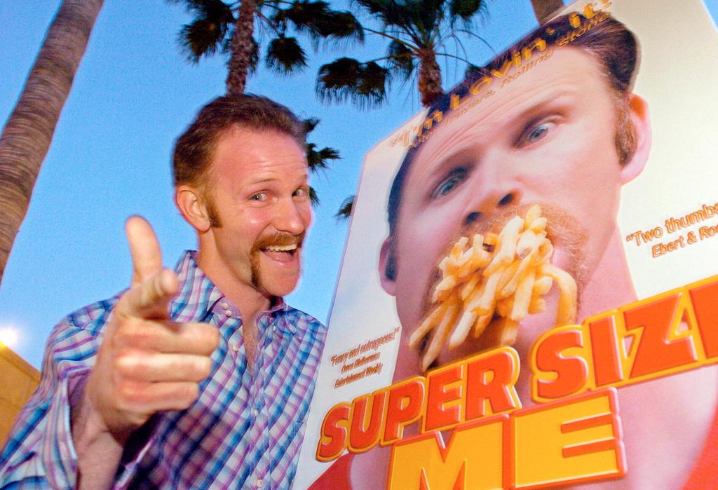 (2004) Spurlock, an Oscar-nominee who made food and American diets his life’s work, famously eating only at McDonald’s for a month to illustrate the dangers of a fast-food diet