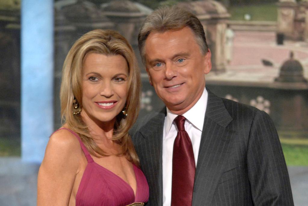 Vanna White and Pat Sajak