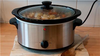 A slow cooker