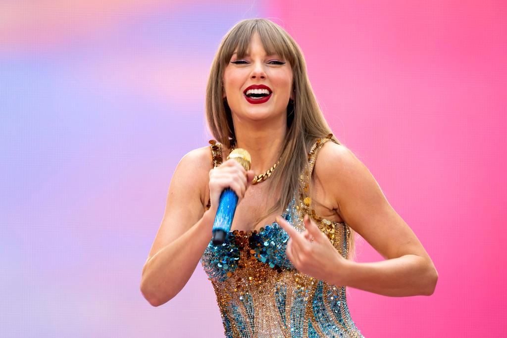 Taylor Swift performs at Wembley Stadium, London