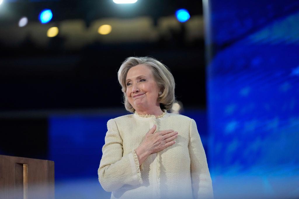 Former Secretary of State Hillary Rodham Clinton speaks during the Democratic National Convention