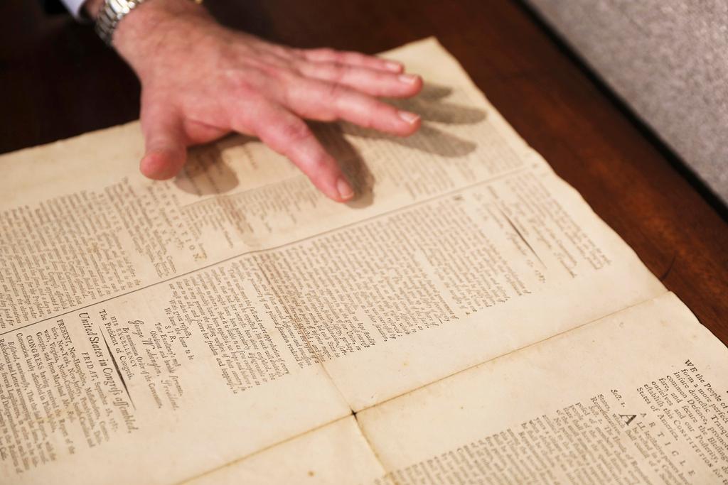 This copy was printed after the Constitutional Convention approved the proposed framework of the nation's government in 1787 