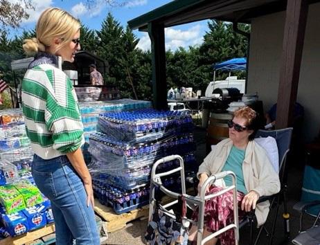 “Just by being here,” said CityServe Senior Vice President Todd Lamphere, “Ivanka is putting the smiles on their faces, hope in their hearts, and letting them know they’re not alone." 