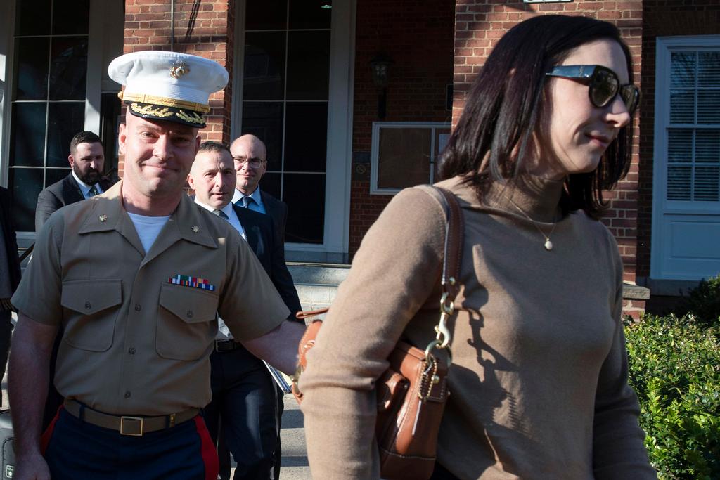 Marine Maj. Joshua Mast and his wife, Stephanie, in Charlottesville, Va. 