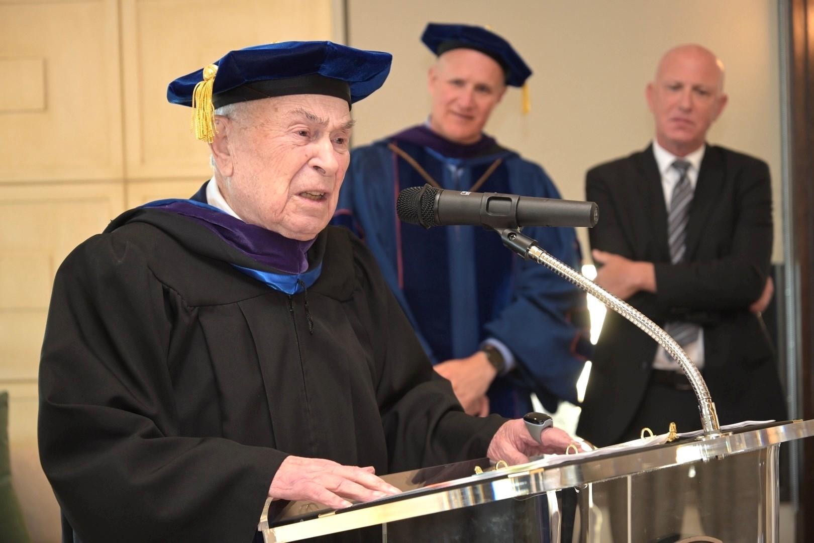 Holocaust survivor David Wiener