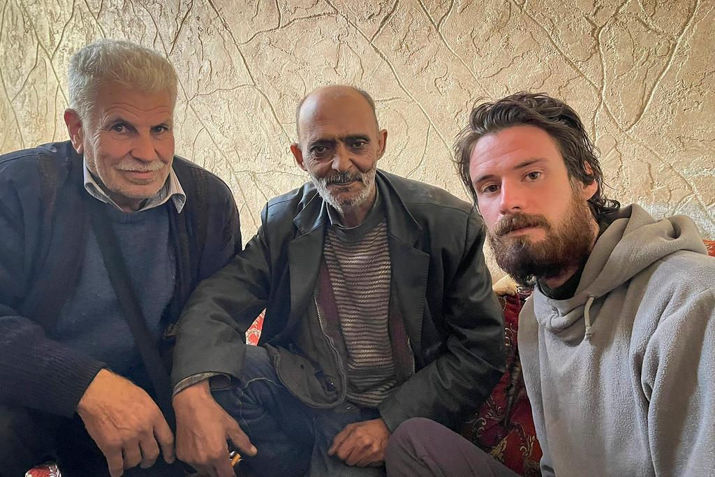 Timmerman, right, said he was imprisoned after crossing from Lebanon into Syria on a Christian pilgrimage