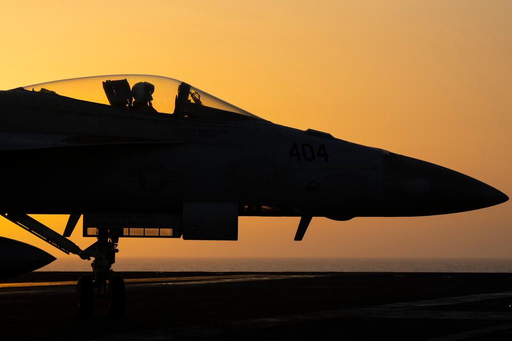 The F/A-18 shot down had just flown off the deck of the USS Harry S. Truman aircraft carrier