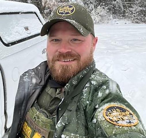 This undated image courtesy of Joan Maland shows U.S. Border Patrol agent David Maland, who was killed Monday, Jan. 20, 2025, following a traffic stop in Vermont. 