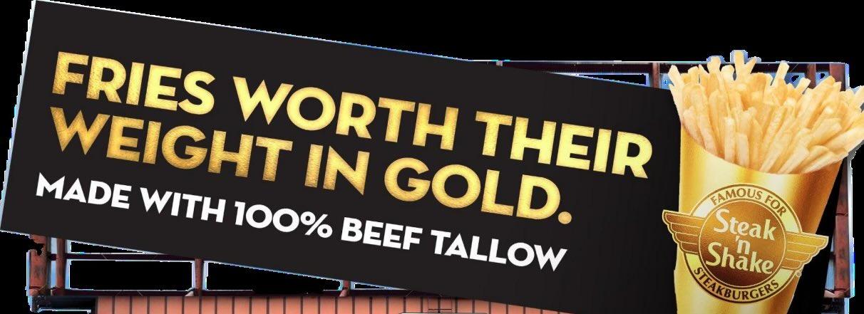 When fries were created centuries ago, they were made with tallow. "Our fries will now be cooked in an authentic way, 100% beef tallow, in order to achieve the highest quality and best taste," 