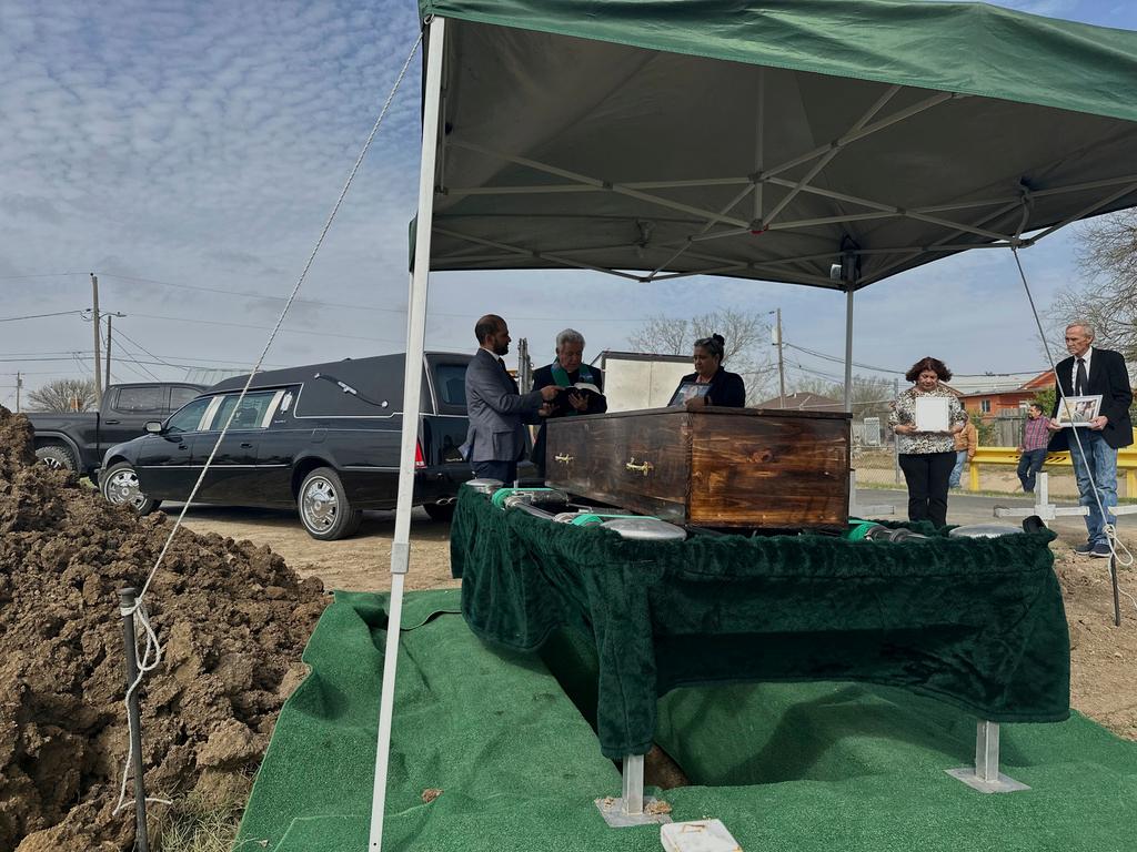 It was the first funeral service for a migrant by Border Vigil, a human rights organization on the U.S.-Mexico border