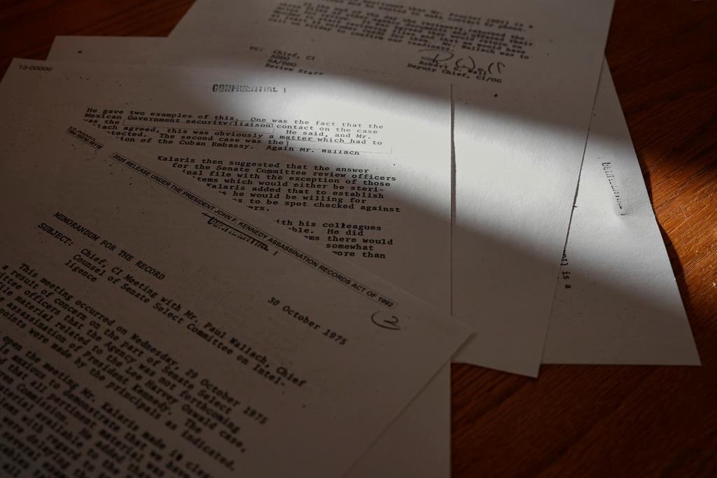 Recently declassified documents related to the President John F. Kennedy assassination 