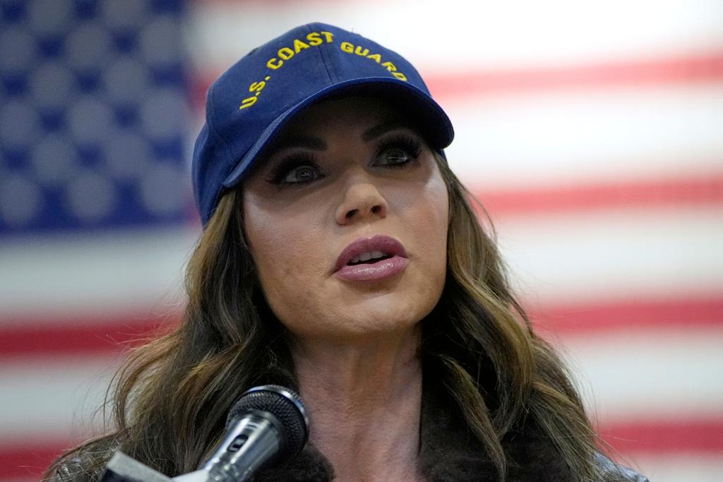 Homeland Security Secretary Kristi Noem 