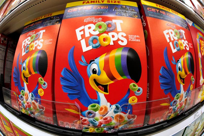  Boxes of Kellogg's Fruit Loops cereal in a Target store in Pittsburgh