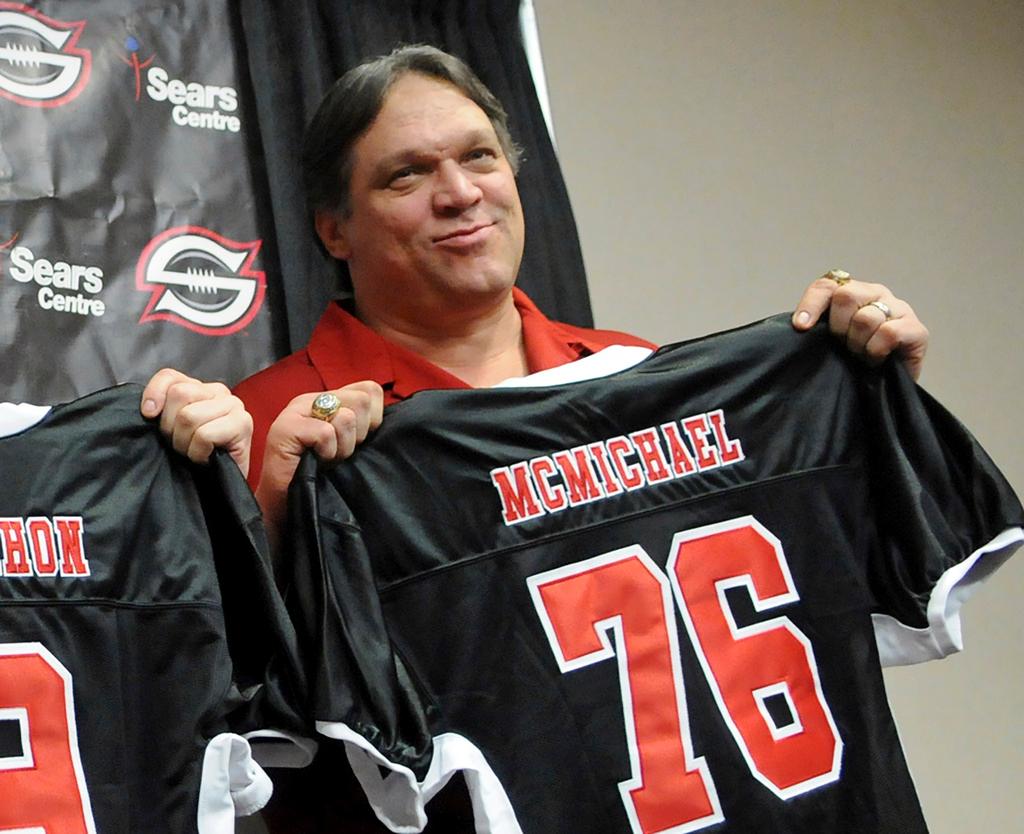 Former Chicago Bears defensive tackle Steve McMichael 