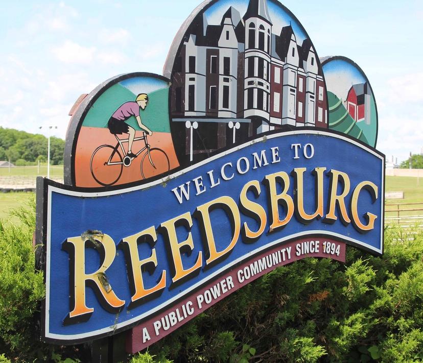 city sign Reedsburg