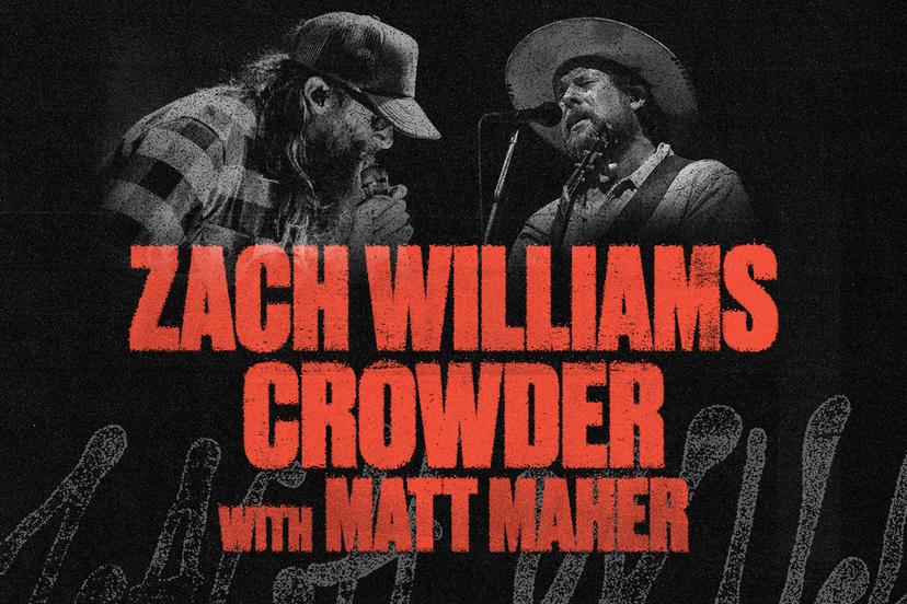 See Zach Williams and Crowder with Matt Maher on tour this fall