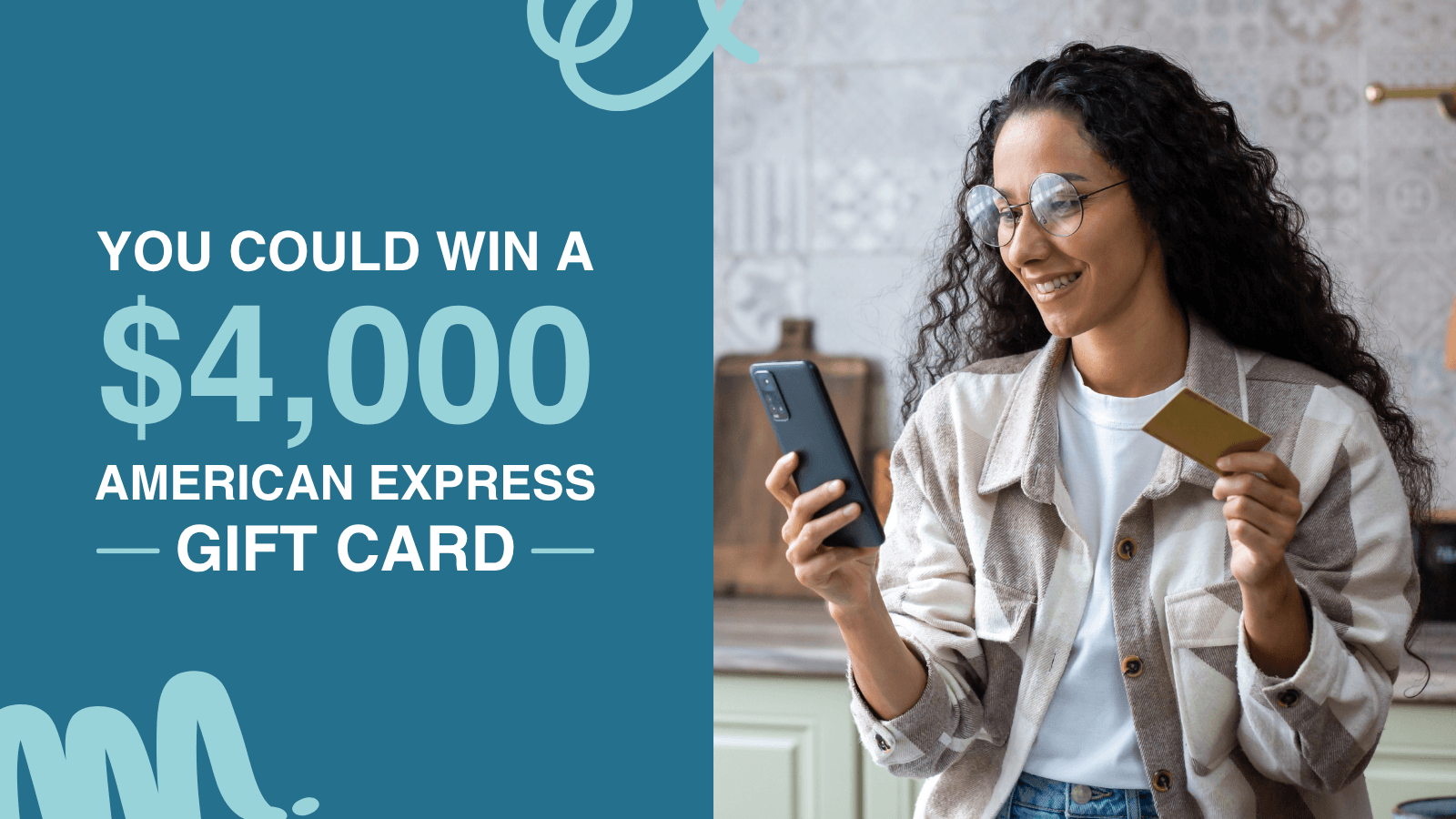 You could win a 4000 dollar American Express gift card