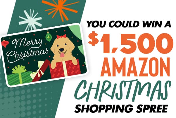You Could Win a $1,500 Amazon Shopping Spree