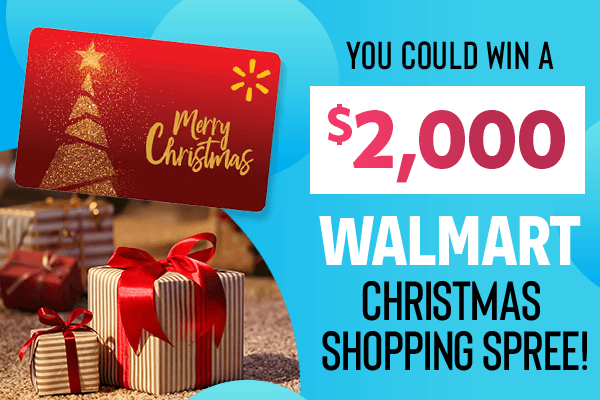 You Could Win A $2,000 Walmart Christmas Shopping Spree