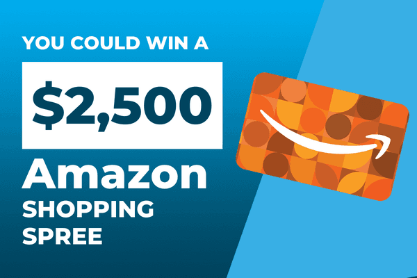 You Could Win a $2,500 Amazon Shopping Spree