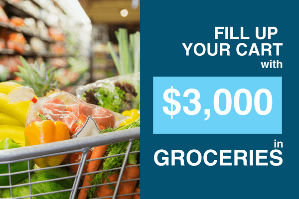 Fill Up Your Cart with $3,000 in Groceries