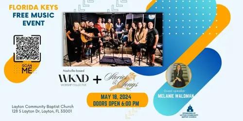 NASHVILLE SONGWRITERS COLLECTIVE "WKND WORSHIP COLLECTIVE"  TO OFFER FREE CONCERT ON LONG KEY