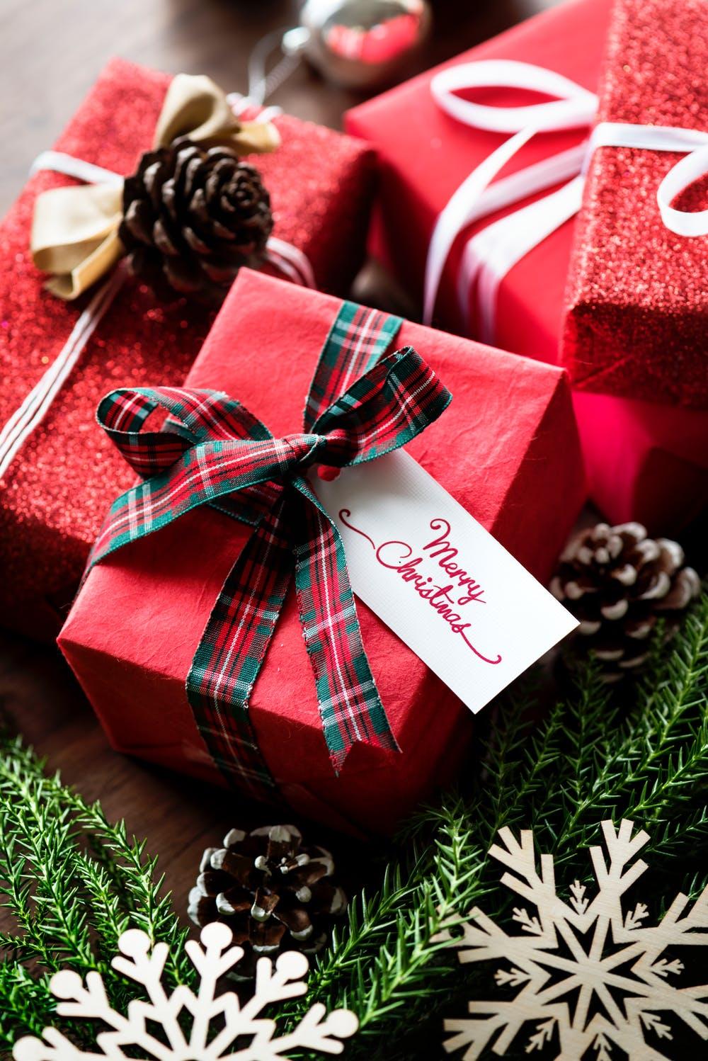 Gifts nicely wrapped