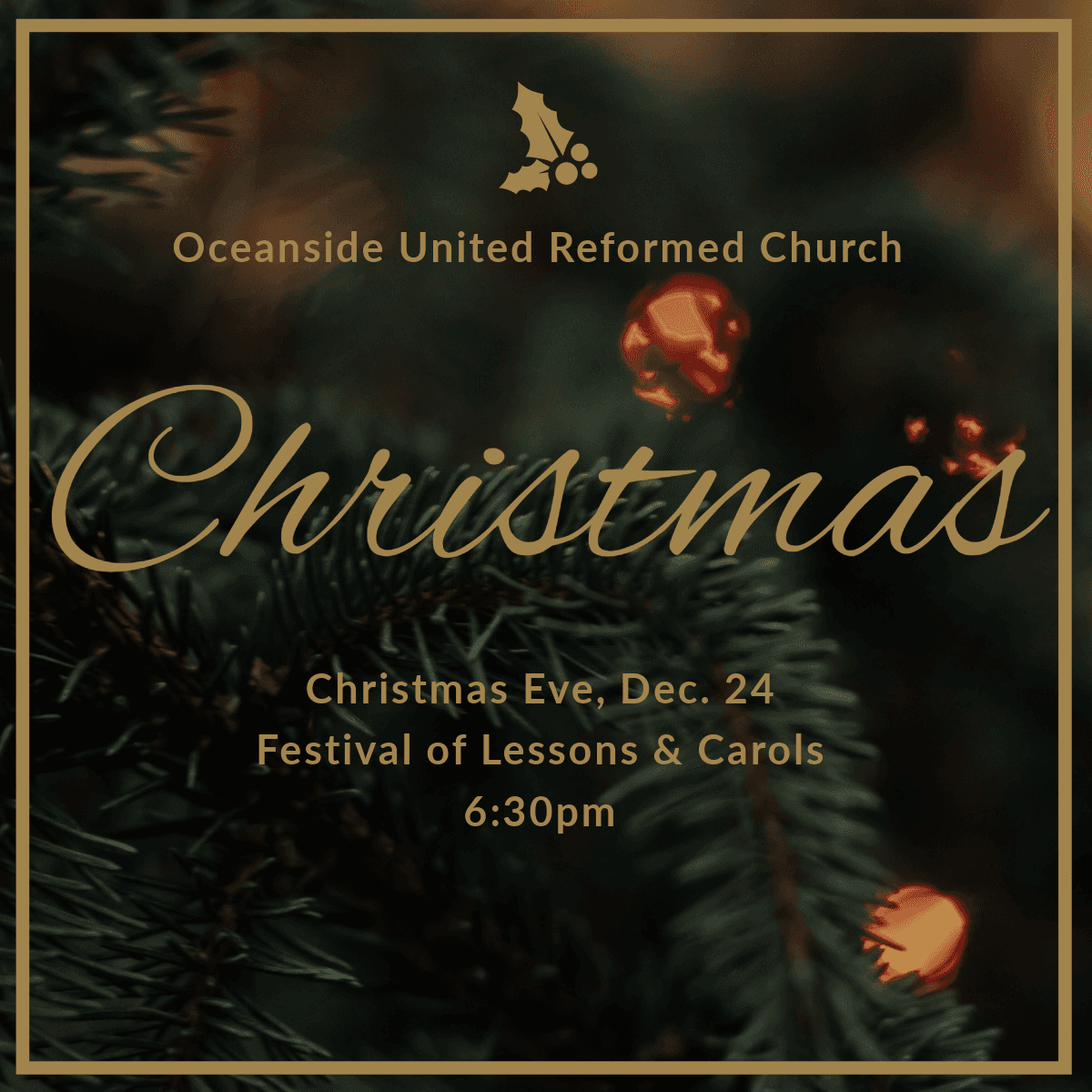 Christmas Eve Festival of Lessons & Carols