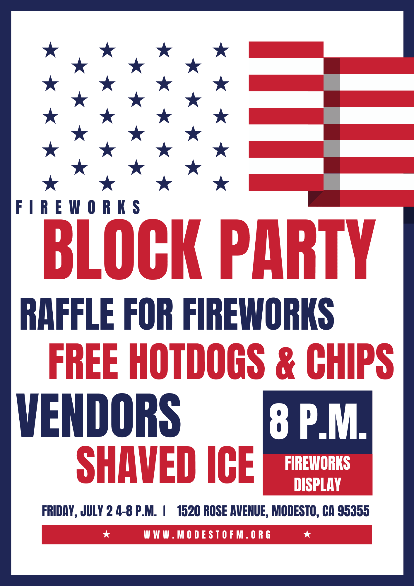 Fireworks Block Party