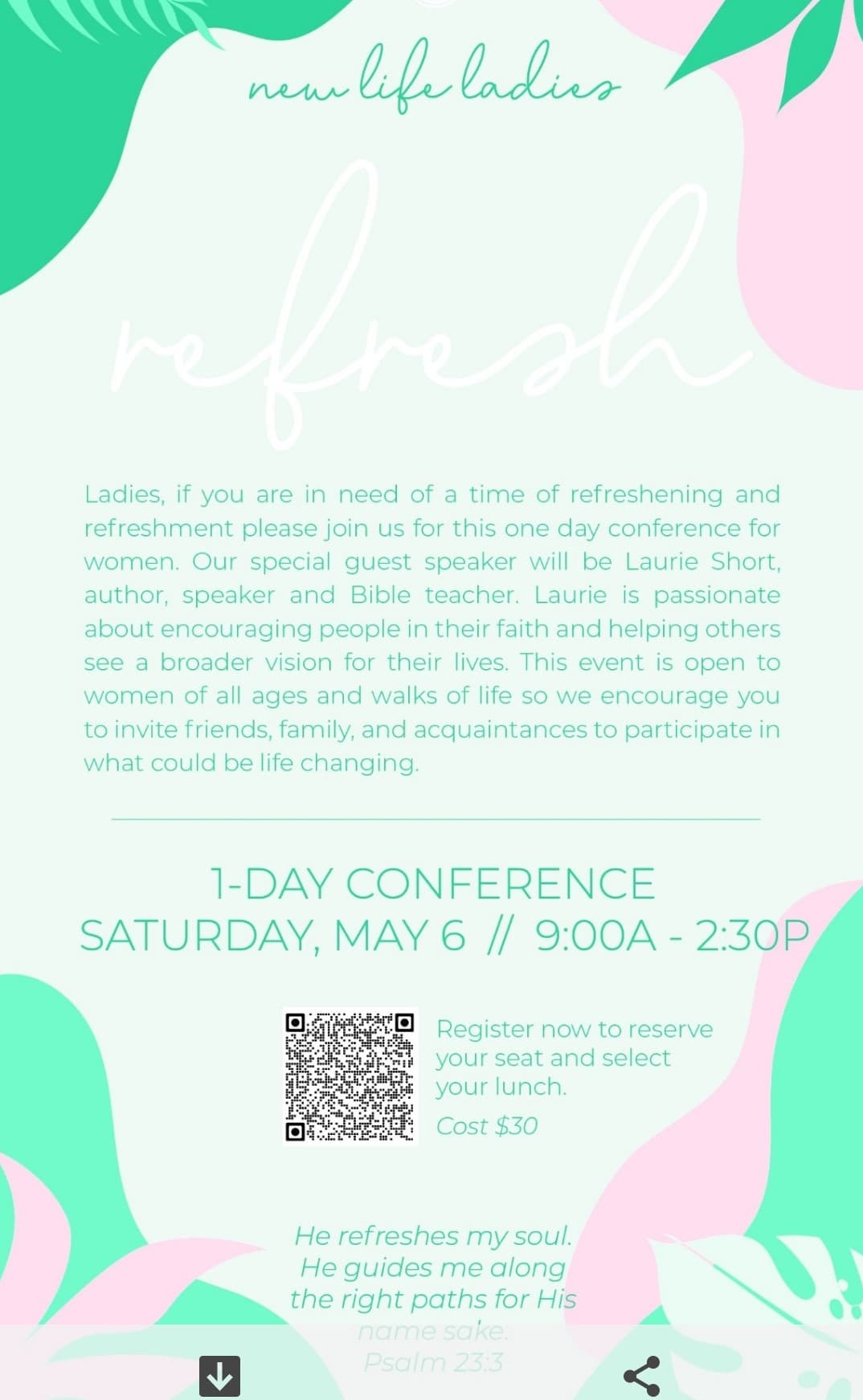 "REFRESH" Women's Conference