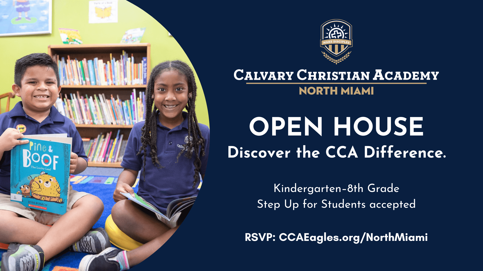 CCA North Miami Spring Open House (K8th Grade)