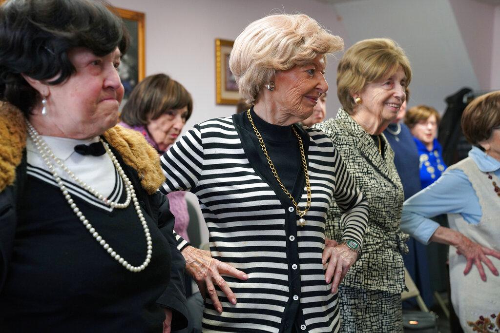 Holocaust survivors at Nachas Health and Family Network in the Brooklyn borough New York
