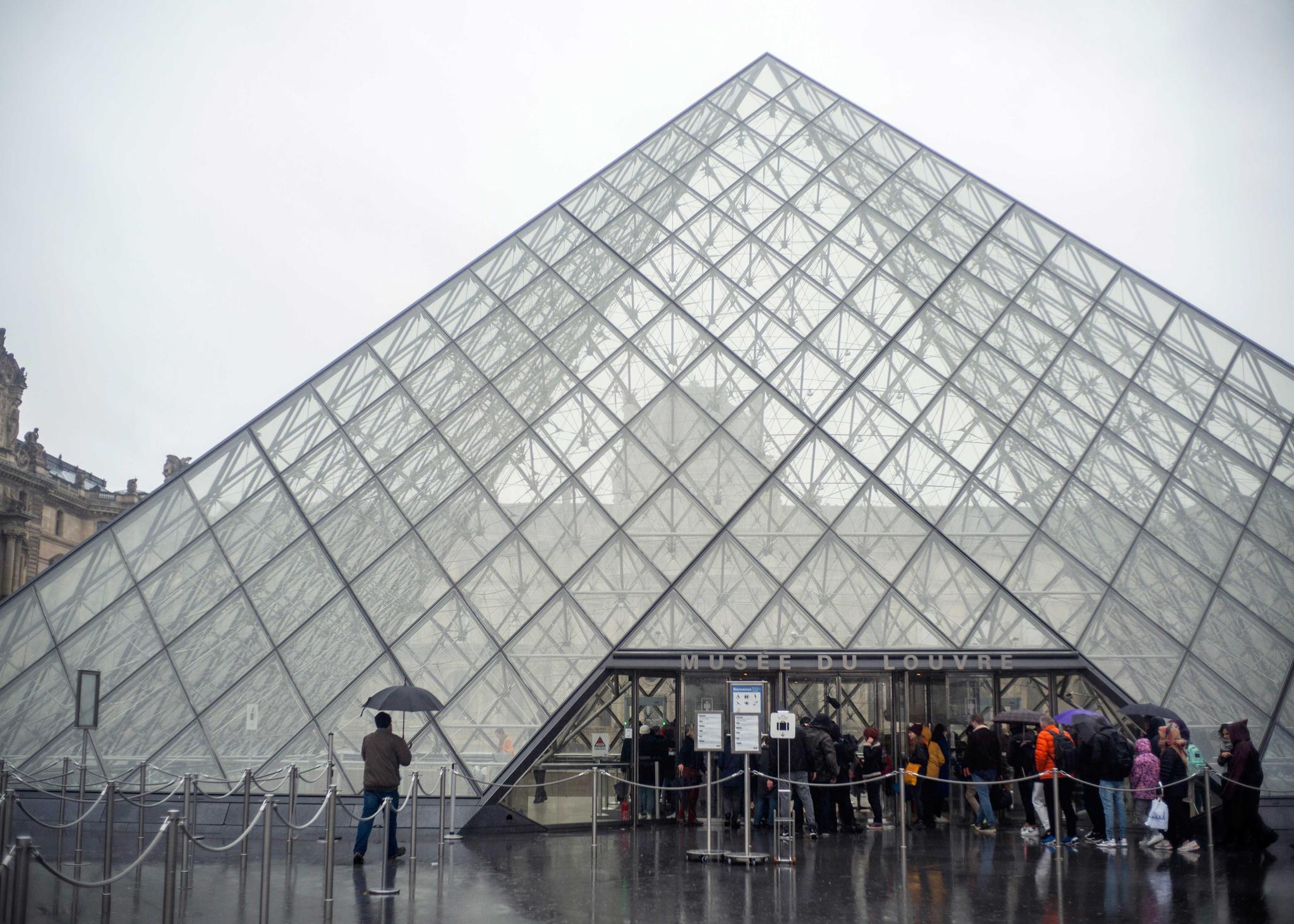 The Louvre museum in Paris, France