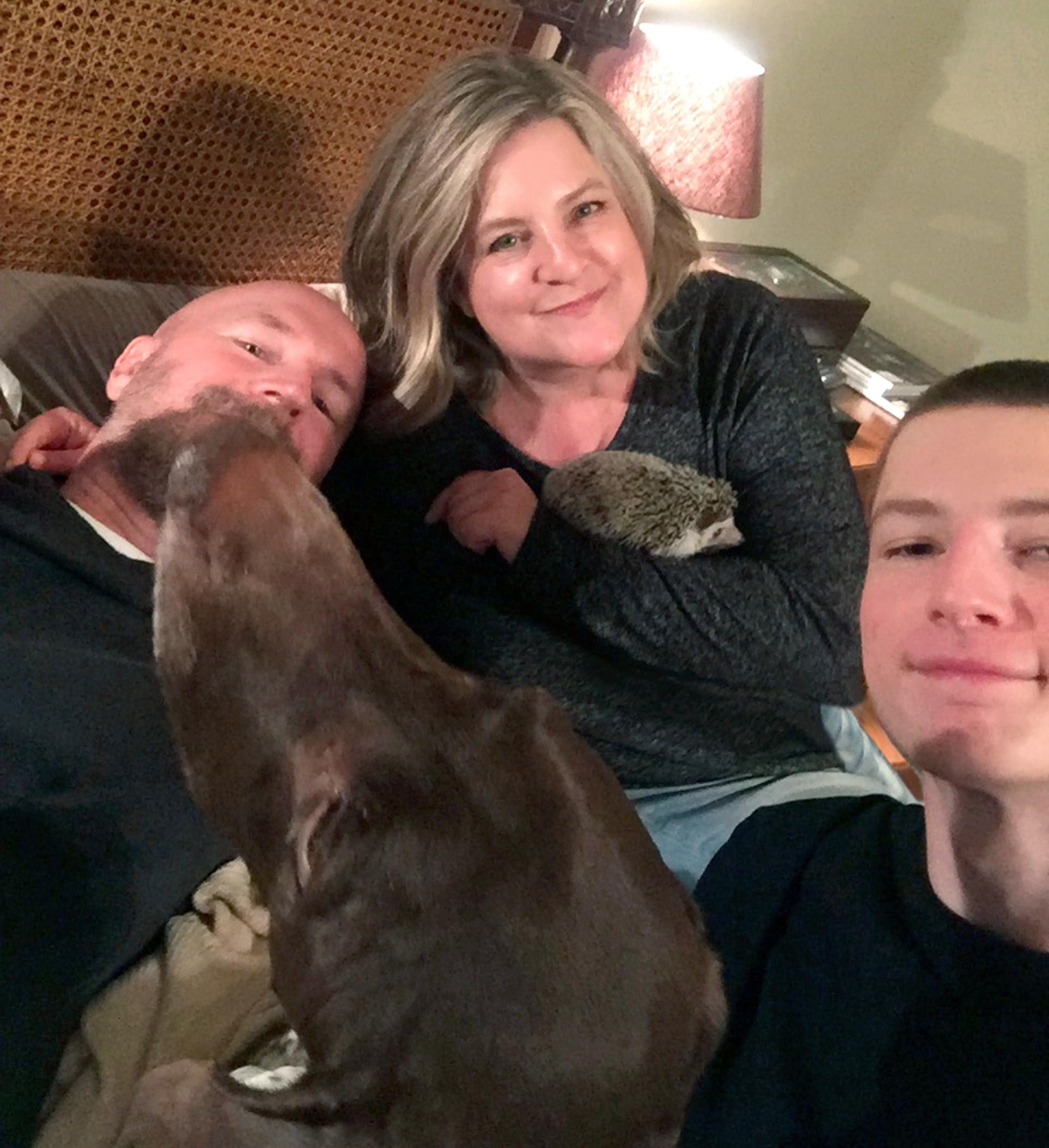 Family with Pets during COVID-19 lockdown  