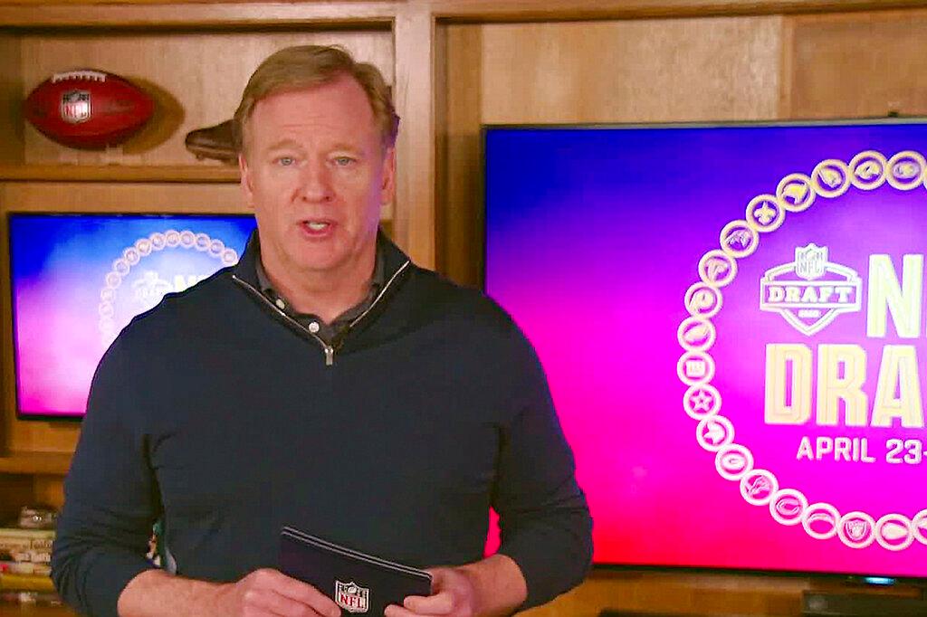 NFL Commissioner Roger Goodell During 2020 NFL Draft 