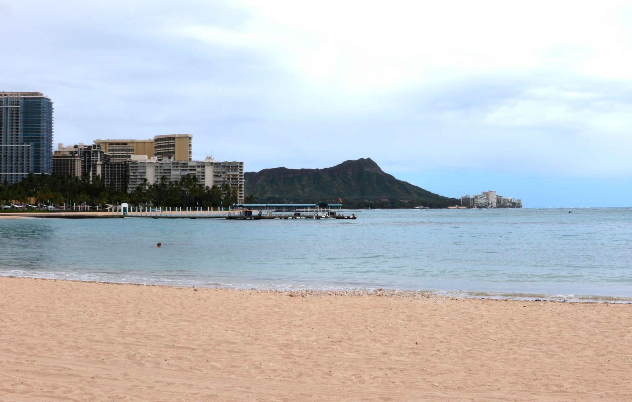 Waikiki Beach in Honolulu, Hawaii