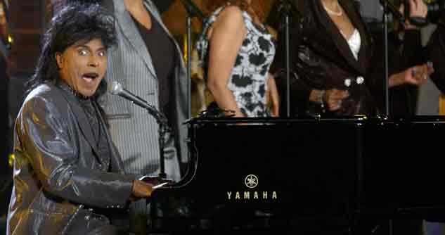 Little Richard playing the piano