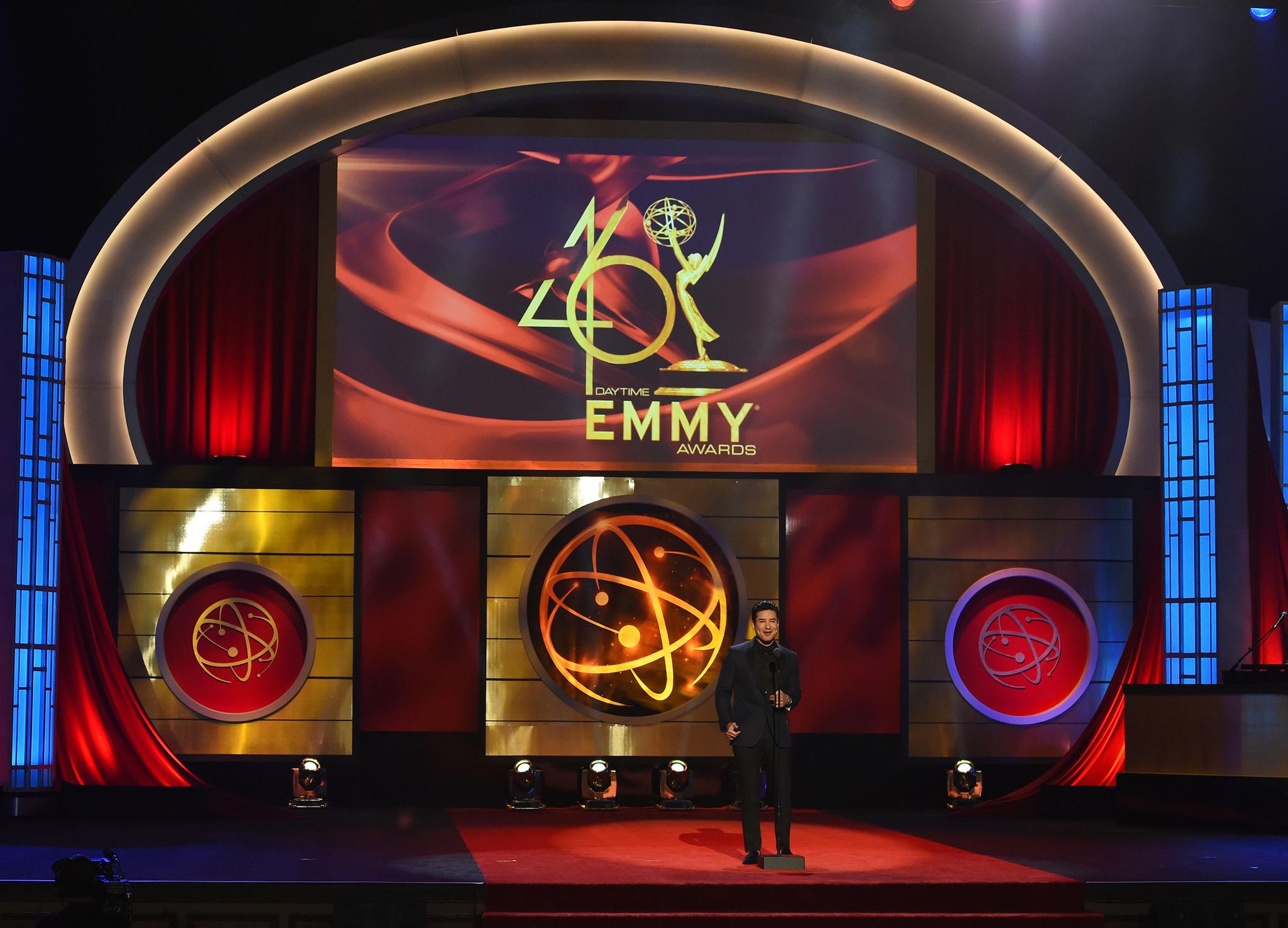 host Mario Lopez on stage at the 46th annual Daytime Emmy Awards