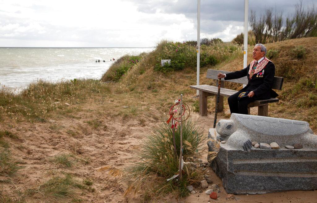 D-Day Vet at Omaha Beach 
